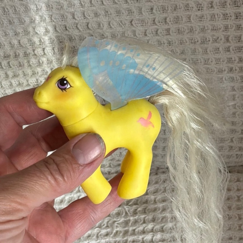 [Vintage] Kids My Little Pony Flutter Pony Honeysuckle Small Yellow